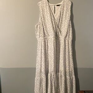 Lane Bryant Size 26 Polka Dot Sleeveless Dress